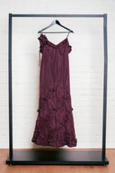 George Gross Mulberry Taffeta Gown image 5