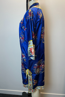 Bai Hua Blue Embroidered Coat image 2
