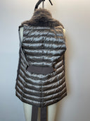 Moncler Fur Trim Quilted Vest image 3
