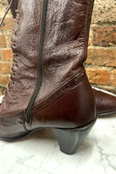 Unbranded Authentic Leather Lace Boots image 5