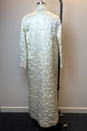 Lmagnin Quilted Cream Robe Coat image 2