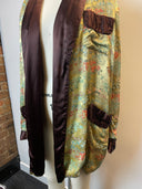 Sage Floral Embroidered Robe image 1