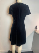 Celine Velvet Lace Up Mini Dress image 4