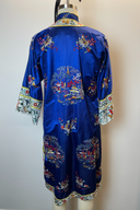 Bai Hua Blue Embroidered Coat image 4