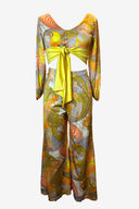 Vintage 70s Pastel Two Piece Set image 0