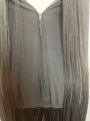 Vintage Black Flapper Fringe Jumpsuit image 2