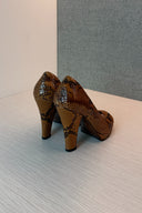 MiuMiu Exotic Snakeskin Pumps image 4