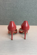 Furla Grace Decollette Jewelled Patent Coral Pump image 2