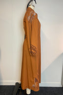 Witchery Terracotta Cotton Broderie Dress image 1