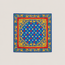 Versace Silk Kerchief Blue Gold and Red