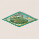 Green Hermes Psisse Scarf