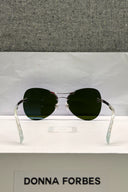 Chanel Mirror Quilted Rimless Aviator Sunglasses image 1