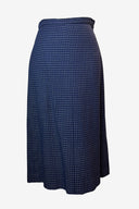 Fritzi Stoddard Mini Check Navy Blazer and Skirt Set image 2