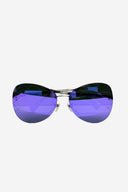 Chanel Mirror Quilted Rimless Aviator Sunglasses image 0