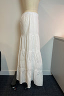 White Petticoat Midi Skirt image 1