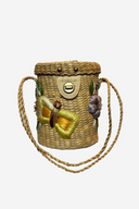 Cane Butterfly Bucket Bag image 0