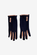Vintage Navy & Pink Gloves image 0