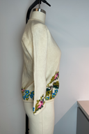 Vintage Jondale 70s Beige Wool Knit Cardigan image 1