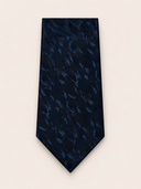 Pierre Cardin Midnight Static Blue Silk Tie