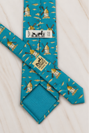 Hermes 'Moulins' 1990s 100% Silk Neck Tie