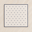 Vintage Navy polkadot on white Scarf Bandana