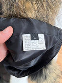 Vintage Leather & Fox Fur Vest