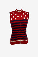 Zishen Sports Patterned Zip Vest