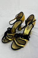 Prada S/S 2008 Fairy Collection Sculptural Flower Heel Sandals