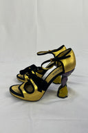 Prada S/S 2008 Fairy Collection Sculptural Flower Heel Sandals