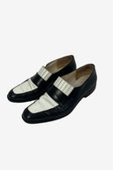 Vintage Beltrami Italian Made Bi-colour Penny Loafers