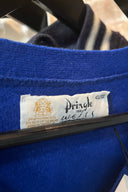 Pringle for Weiss Royal Blue 100% wool cardigan