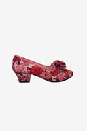 Betta Vintage Fuchsia Floral Slippers