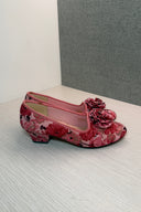 Betta Vintage Fuchsia Floral Slippers