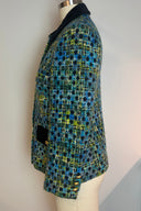 Escada Wool Blue Tweed Blazer