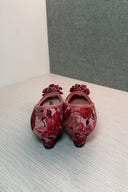 Betta Vintage Fuchsia Floral Slippers