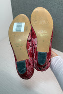 Betta Vintage Fuchsia Floral Slippers