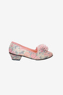 Betta Vintage Pale Pink Floral Slippers