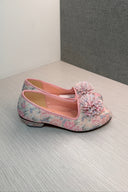 Betta Vintage Pale Pink Floral Slippers