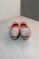 Betta Vintage Pale Pink Floral Slippers