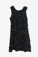 BCBG MAXAZRIA Black Petal Mini Dress