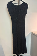 Vintage Glengyle Designs Black Maxi Dress