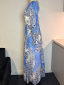 Vintage Sekers Fabric Hostess Gown