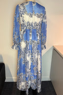 Vintage Sekers Fabric Hostess Gown