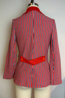Vintage Sky High Striped Blazer