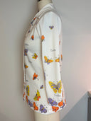 Vintage Rhoda Lee Collared Butterfly Shirt
