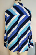 Collared Multi Blue Shirt