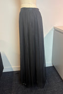 Mr K Separates Black Lined Mesh Maxi Skirt