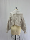Zimmermann Cable Knit Quarter Zip