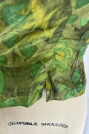 Vintage Green Abstract Top