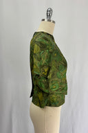 Vintage Green Abstract Top